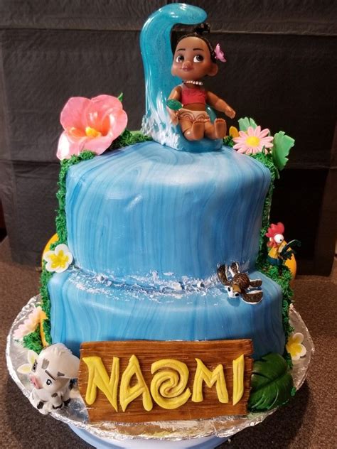 Moana themed cake | Themed cakes, Cake, Birthday cake