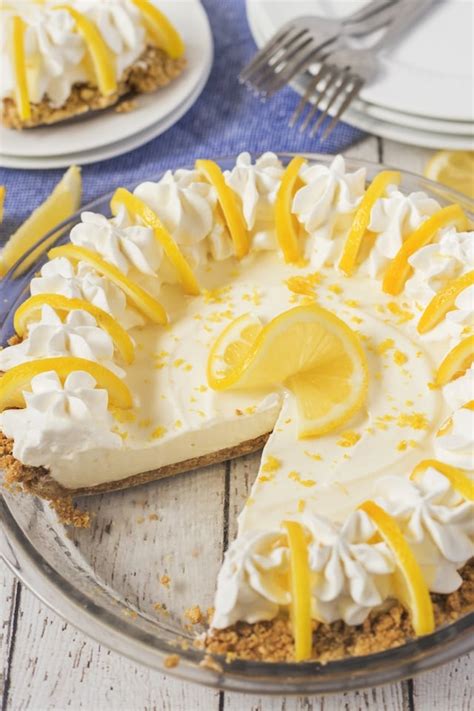 BEST No Bake Lemon Pie Recipe - Crazy for Crust