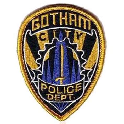 Batman - Gotham City Police Badge 3.5" Patch - SciFi Geeks