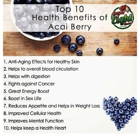 Health benefits for acai berry | Acai benefits, Acai berry benefits, Acai berry