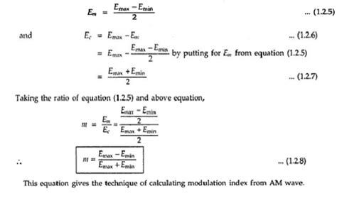 Theory of Amplitude Modulation