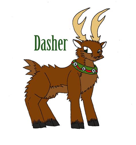 Santa's Reindeer Dasher by eomonmoonbertlotanis on DeviantArt