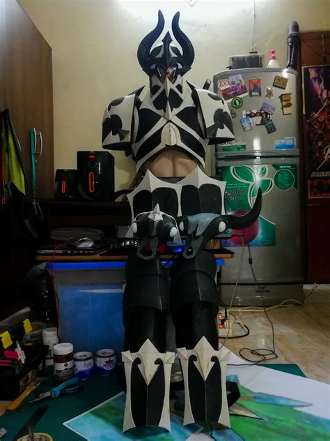 My Work in Progress of Wraith King from DOTA 2 : r/cosplayprops