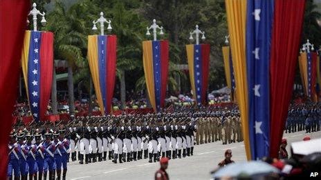 Chavez on hand as Venezuela marks key independence date - BBC News