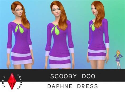 Daphne Dress - The Sims 4 Catalog | Daphne dress, Sims 4 clothing, Sims 4