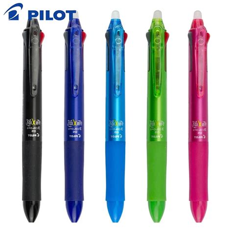 2 Pieces Pilot Frixion Pen 3 in 1 Erasable Gel Pen 3 Colors 0.5 mm LKFB ...