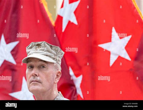 US Marine Corps Gen. Joseph F. Dunford, Jr. during the International Security Assistance Force ...