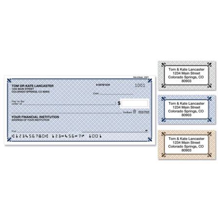 Plain & Simple Single Checks With Matching Address Labels | Current Catalog