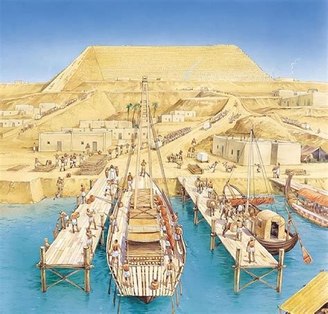 The pyramid construction site | Ancient egypt history, Ancient egypt, Modern egypt