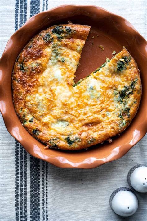 Spinach Egg Bake - Healthy Seasonal Recipes