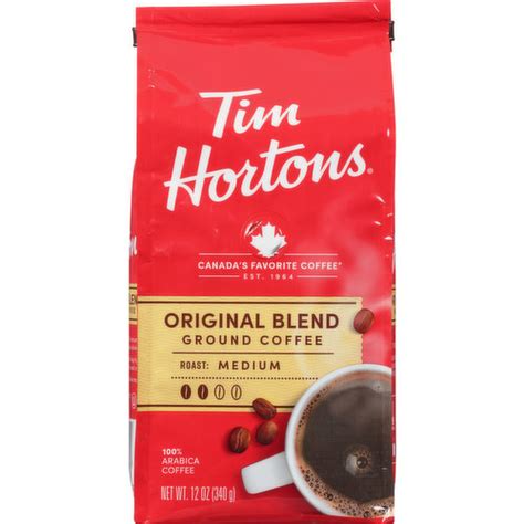 Tim Hortons Coffee, Ground, Medium Roast, Original Blend