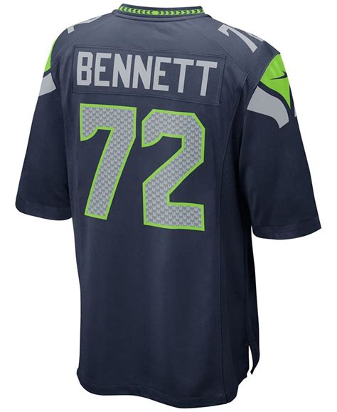 Nike Men's Michael Bennett Seattle Seahawks Game Jersey - Macy's