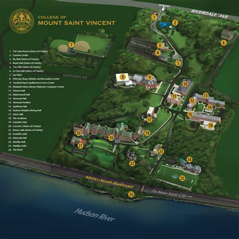 Map and Directions - College of Mount Saint Vincent