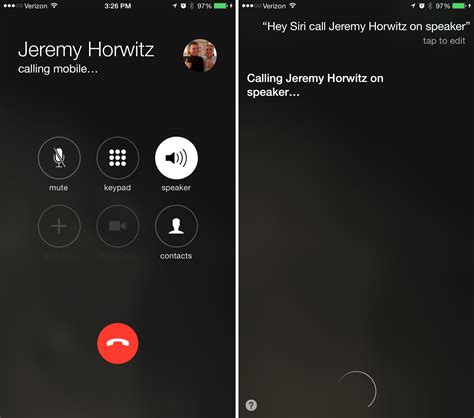 New in iOS 8.3: placing phone calls through speakerphone via 'Hey Siri ...