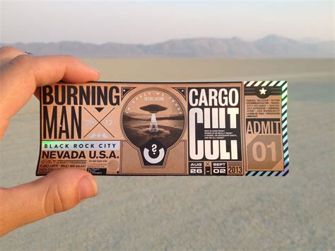 Burning Man Festival Tickets