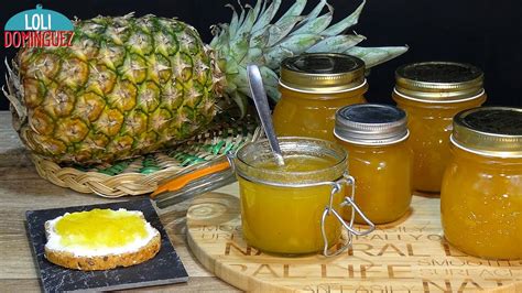 MERMELADA CASERA DE PIÑA O ANANÁ EN CONSERVA CON SOLO 3 INGREDIENTES, RECETA FÁCIL. Loli ...