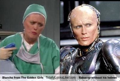 Blanche From "The Golden Girls" Totally Looks Like RoboCop Without His ...