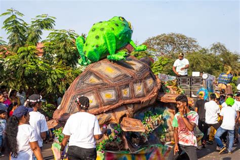 Floats and Characters on Display during Carnival Celebrations in Goa ...