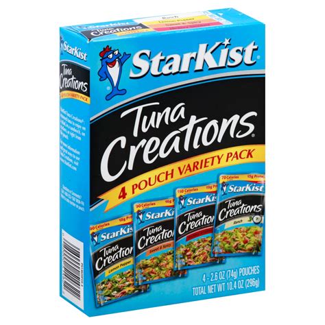 StarKist Tuna Creations 4 Pouch Variety Pack - Shop Seafood at H-E-B