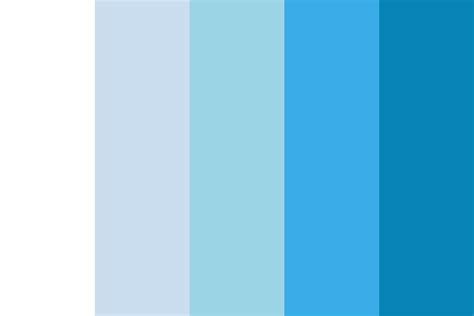 Light Blue Theme Color Palette