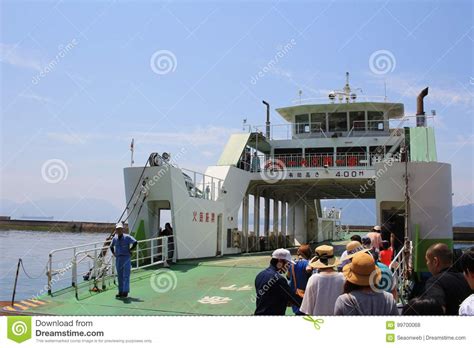 Ferry To Okunoshima from Tadano Umi Editorial Stock Photo - Image of company, famous: 99700068