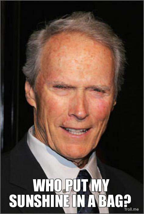 Clint Eastwood. : r/funny