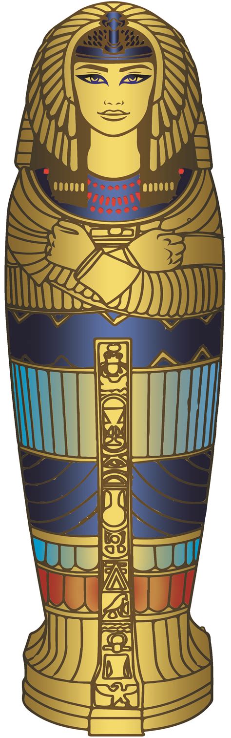 Sarcophagus Lid, Egyptian Colors