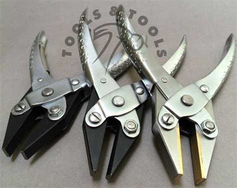 Parallel Action Pliers 3 Piece Set Brass Half Round/ Flat - Etsy