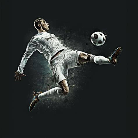 Cristiano Ronaldo: Bicycle Kick - QualityArt - Digital Art & AI, Sports & Hobbies, Soccer - ArtPal