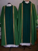 Custom Design - Concelebration Green/Dark Green - Glory and Praise Vestments - Cartersville, GA