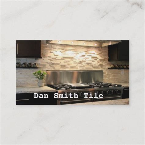 Tile business card | Zazzle.com