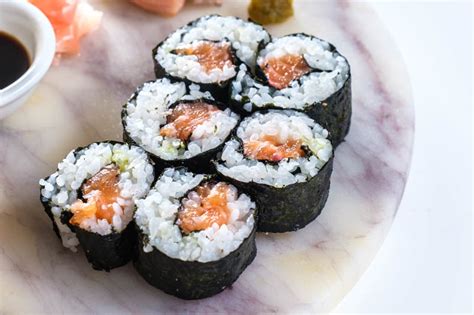 Salmon & Wasabi Sushi Roll: Recipe - The City Lane