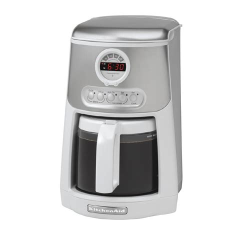 KitchenAid 14-Cup Programmable Coffee Maker - White at Lowes.com