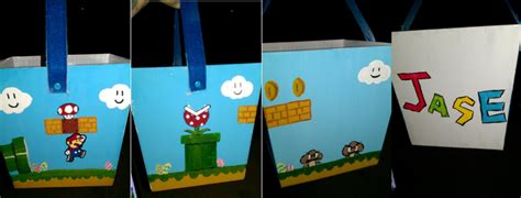 Mario Themed Easter Basket by ViridiVulpes on DeviantArt