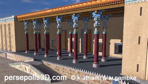 Achaemenids (Persepolis) - computer 3D reconstruction of Persepolis ...