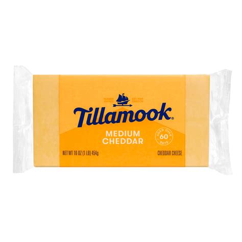 Tillamook Medium Cheddar Cheese - Shop Cheese at H-E-B