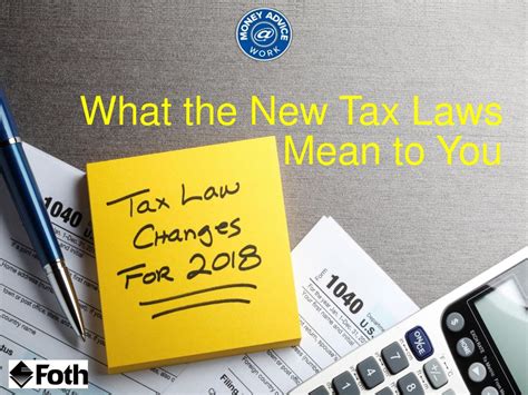 What the New Tax Laws Mean to You. - ppt download