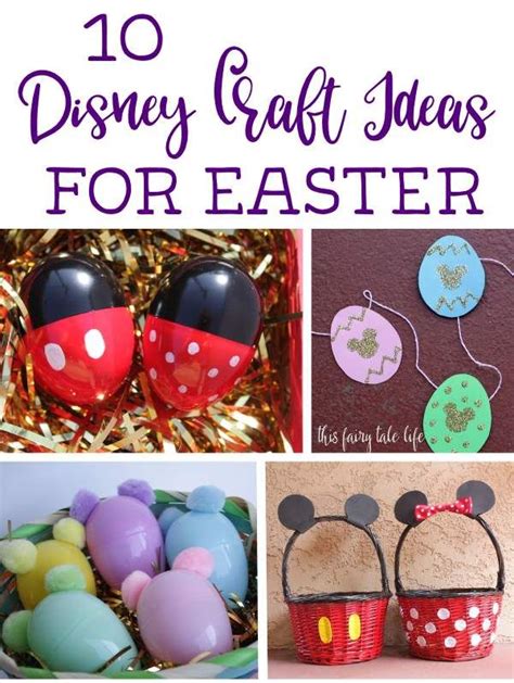 10 Disney Craft Ideas for Easter | Disney easter basket, Disney crafts, Disney easter