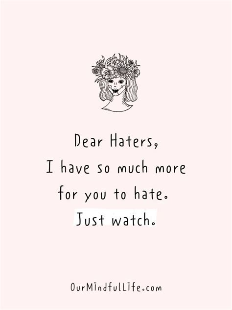 39 Haters Quotes That Are The Best Motivators - Our Mindful Life