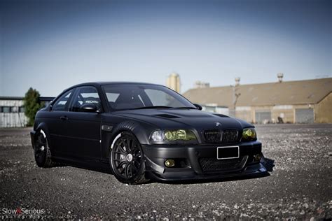 Matte Black E46 M3 Means Business - autoevolution