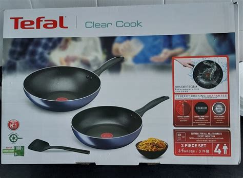 Tefal pan set, Furniture & Home Living, Kitchenware & Tableware ...