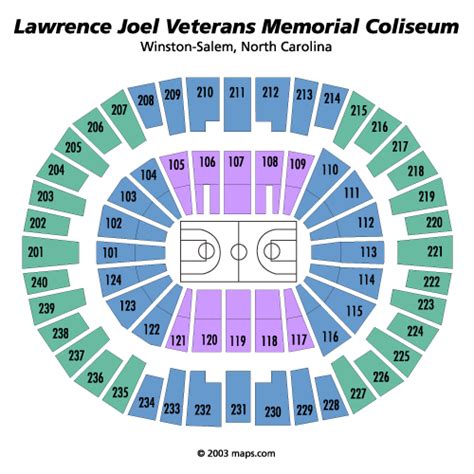 Lawrence Joel Veterans Memorial Coliseum - Winston Salem, NC | Tickets ...