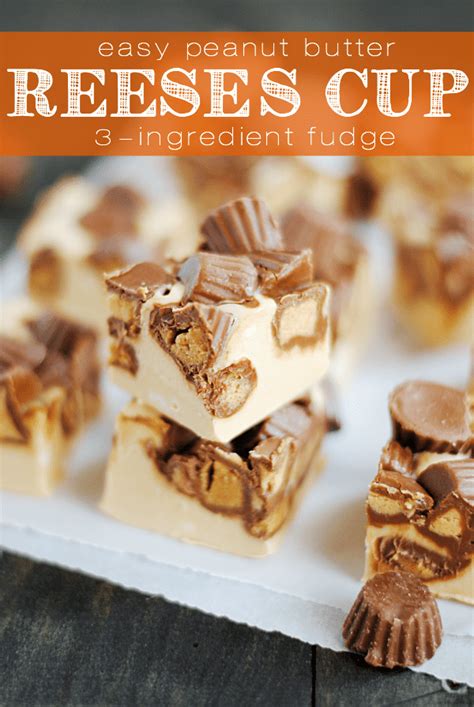 Easy Peanut Butter Reese's Cup Fudge Recipe - Something Swanky