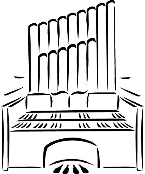 Church organ clipart - Clipground