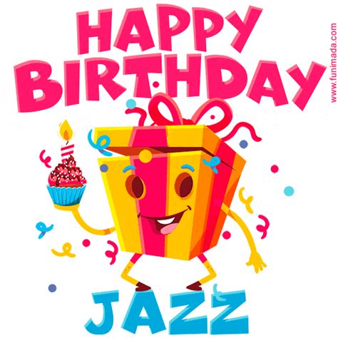 Funny Happy Birthday Jazz GIF | Funimada.com