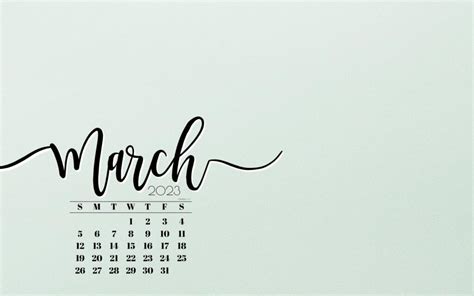 March Desktop Wallpaper - 21 Cute & Free March 2025 Calendar ...