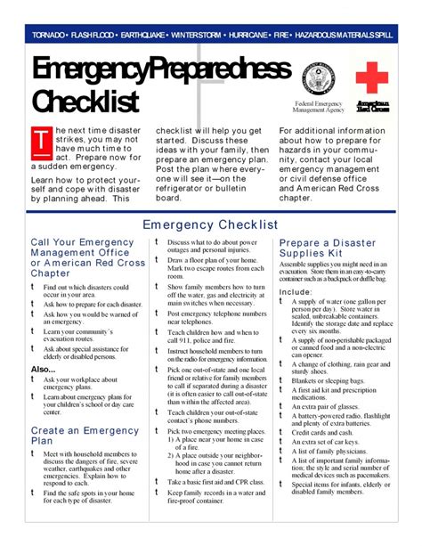 PS Emergency Preparedness Checklist (1)