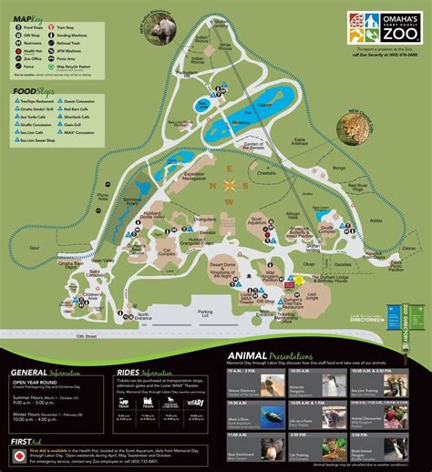 Omaha Henry Doorly Zoo - Maps - Maplets | Zoo map, Omaha zoo, Zoo