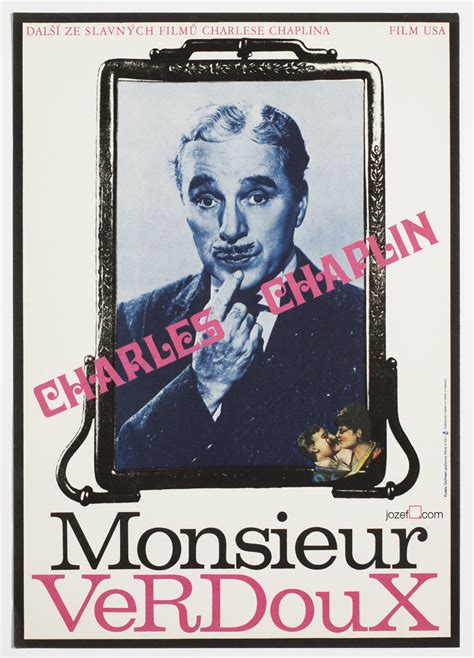 Monsieur Verdoux, Charlie Chaplin, Vintage Movie Poster