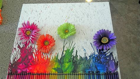 Flowers Creations: Crayon Art Tutorial